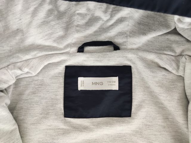 Chubasquero Mango Talla 5 Años