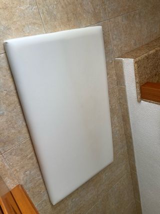 Cabecero de cama blanco polipiel