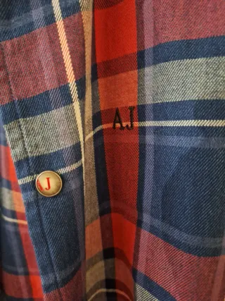 Camisa Armani Jeans cuadros hombre