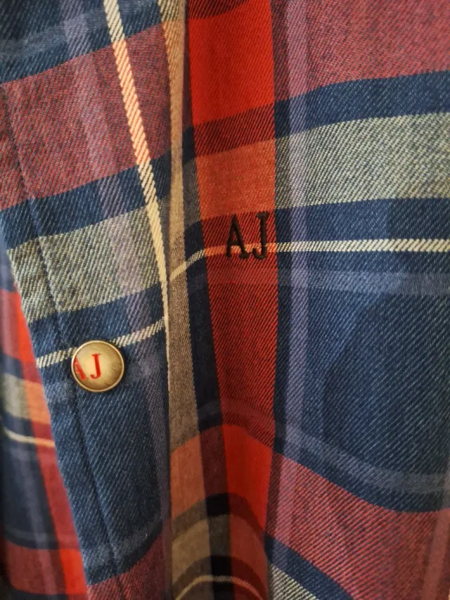 Camisa Armani Jeans cuadros hombre