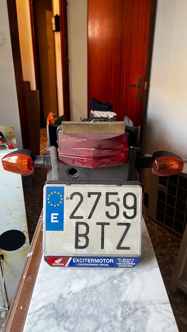 Porta matrícula trasero moto Honda CBR 600F/FSPORT