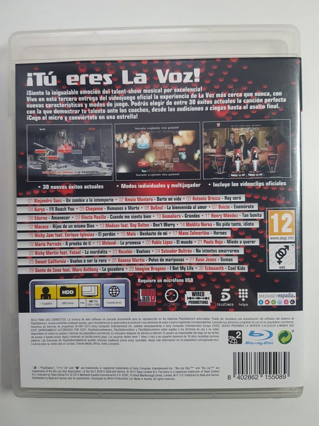 La Voz Vol.3 PS3