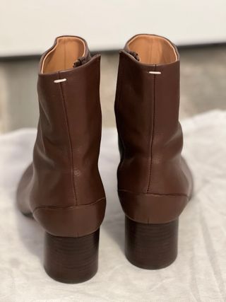 Botas Maison Margiela Tabi Marrón Cuero