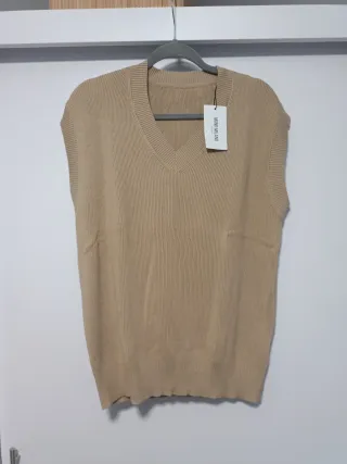 Chaleco Monr Milano Beige