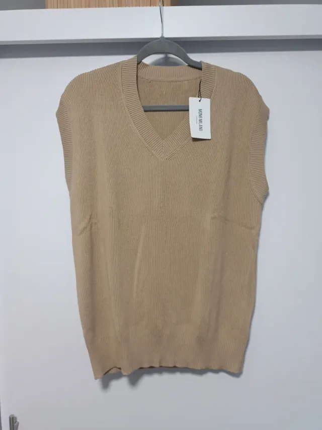 Chaleco Monr Milano Beige
