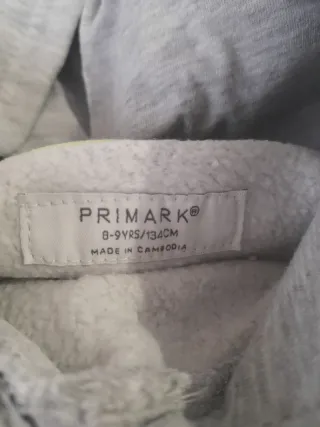Camisola com carapuço Primark cinzento