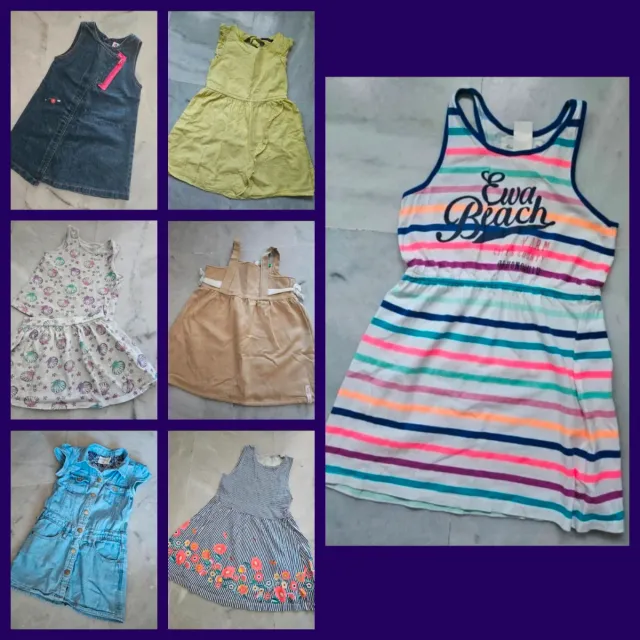 Lote 7 vestidos niña 5 años