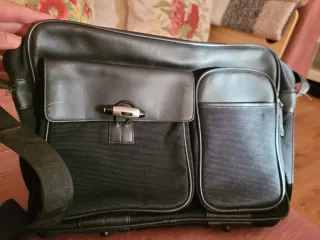 Bolsa Maletín Montblanc Auténtica Negra