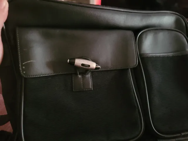 Bolsa Maletín Montblanc Auténtica Negra