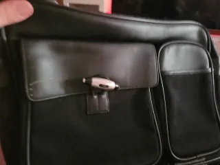 Bolsa Maletín Montblanc Auténtica Negra