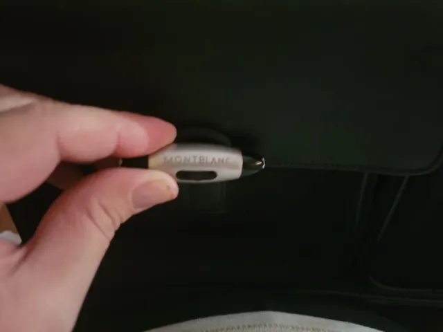 Bolsa Maletín Montblanc Auténtica Negra