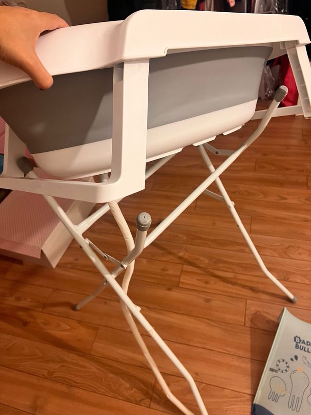 Bañera Bebé Plegable con Soporte.Regalo accesorio