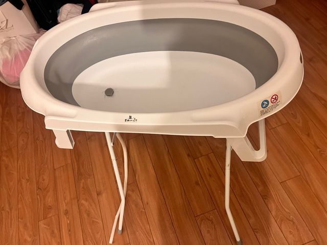 Bañera Bebé Plegable con Soporte.Regalo accesorio