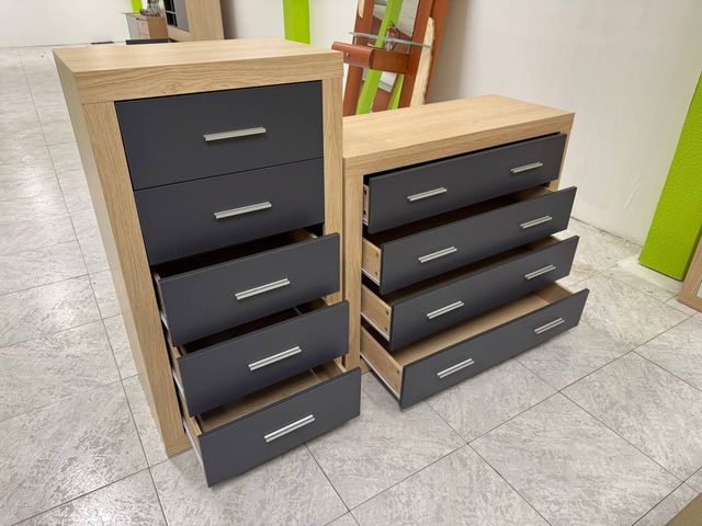 Cómoda y Sinfonier. ¡Gran Capacidad de Cajones!