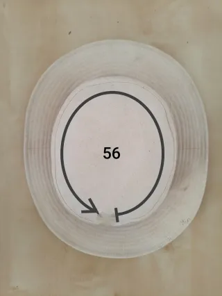 Sombrero estilo colombiano  100% algodón Talla 56