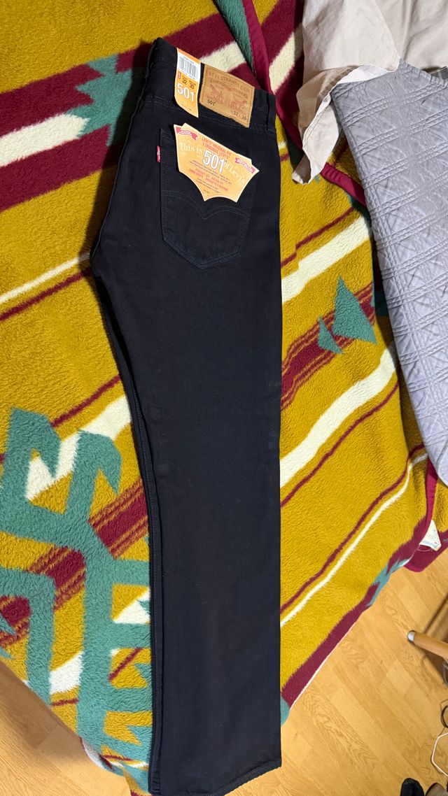 Pantalón Levi's 501 Negro Talla M - Nuevo