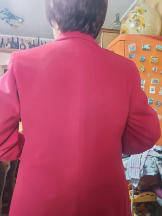 Cappotto donna rosso mai indossato