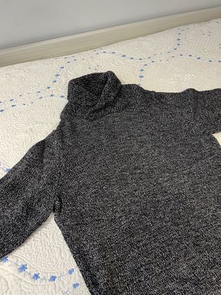 Jersey Springfield cuello vuelto gris