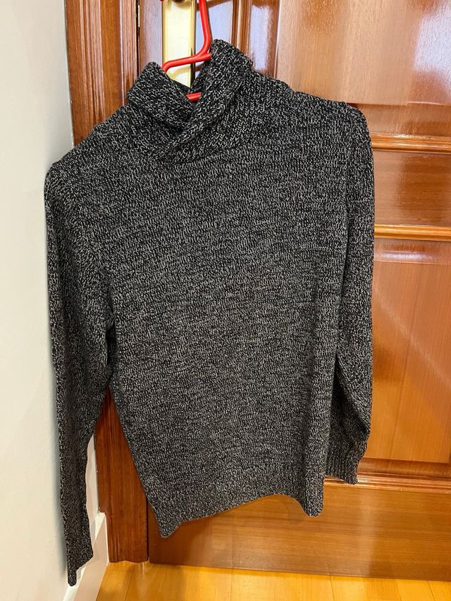 Jersey Springfield cuello vuelto gris