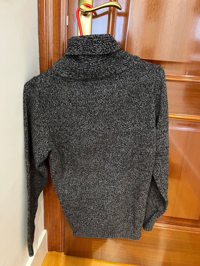 Jersey Springfield cuello vuelto gris