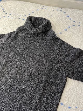 Jersey Springfield cuello vuelto gris