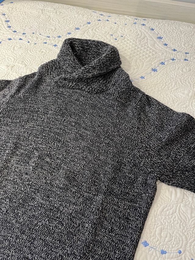 Jersey Springfield cuello vuelto gris