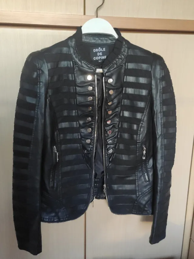 Chaqueta DRÔLE DE COPINE Negra Talla M