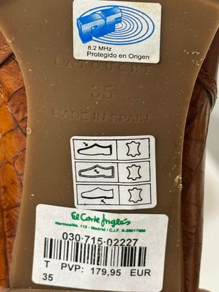 Botín Latouche Piel Marrón Tacón