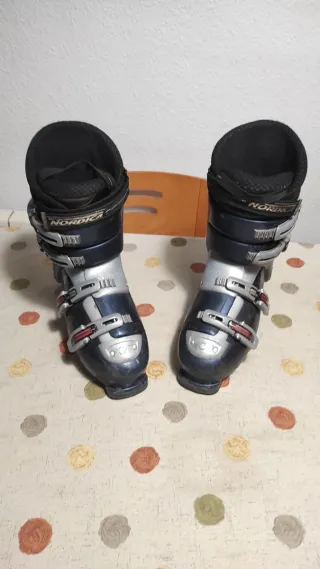 Botas de Ski Nordica Azul y Plateado