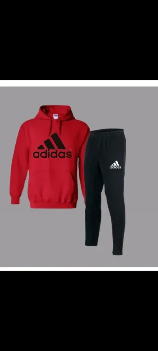 Chándal Adidas Rojo y Negro