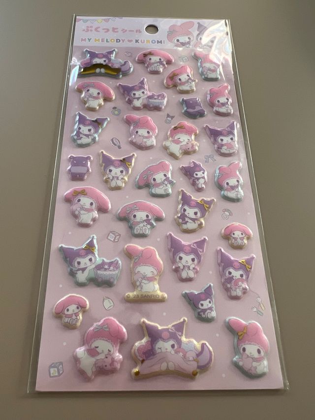 Pegatinas 3D My Melody & Kuromi
