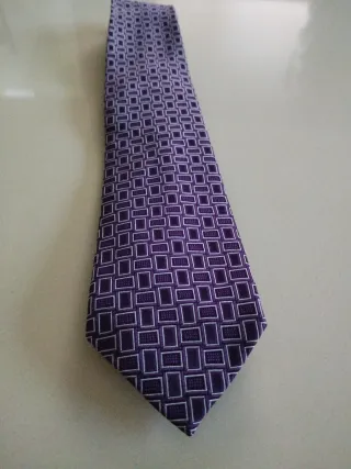 Corbata Maxson 100% Seda Morada