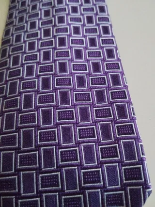Corbata Maxson 100% Seda Morada