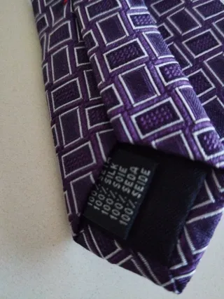 Corbata Maxson 100% Seda Morada