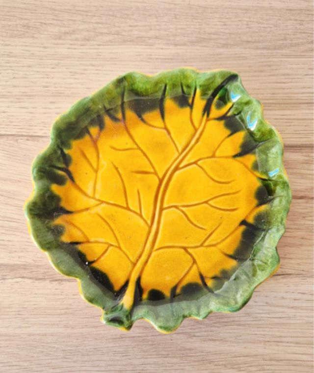 Bandeja Vallauris hoja cerámica
