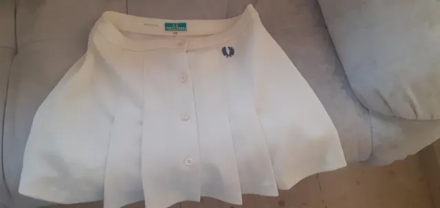 Falda Fred Perry blanca tenis