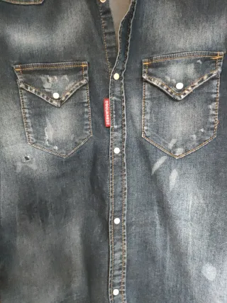 Camisa Vaquera Dsquared2 Talla 48
