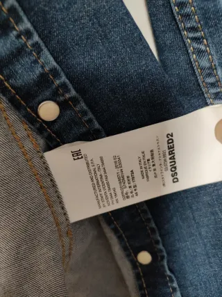 Camisa Vaquera Dsquared2 Talla 48