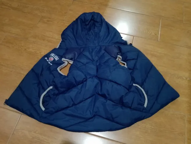 Chaleco azul talla 7-8 con borreguillo