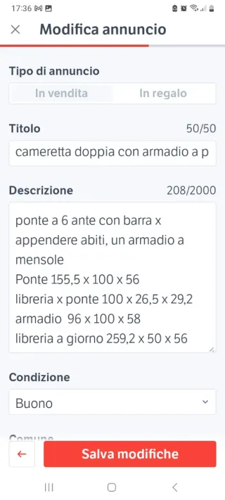 Camera 2 letti singoli, armadio a ponte