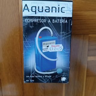 COMPRESOR A PILAS ACUARIO/PECERA/VIAJE - NUEVO!