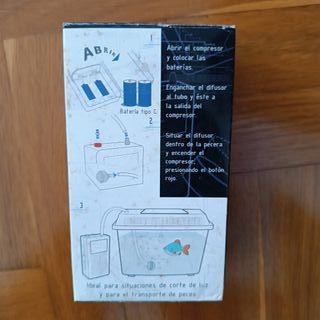 COMPRESOR A PILAS ACUARIO/PECERA/VIAJE - NUEVO!