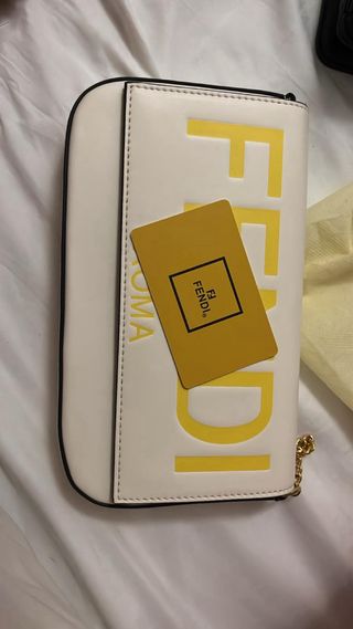 Bolso de fiesta Fendi Beige