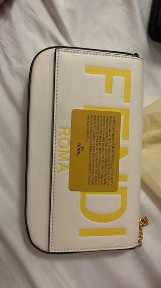 Bolso de fiesta Fendi Beige