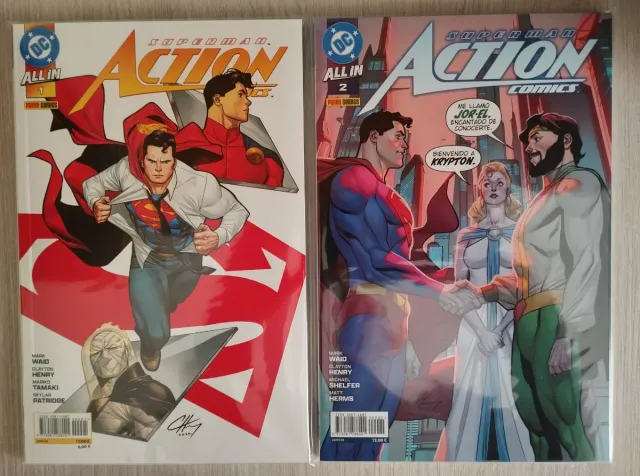 ALL IN SUPERMAN ACTION COMICS 1 2 3 4 COMPLETA