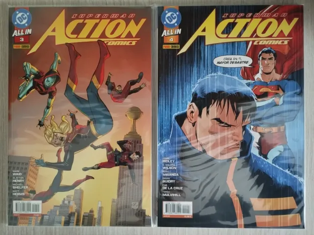 ALL IN SUPERMAN ACTION COMICS 1 2 3 4 COMPLETA