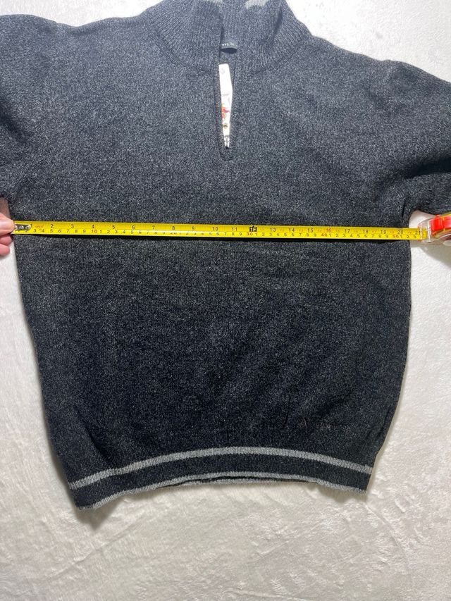 Maglione uomo Anyway, be nuovo con zip – 80% lana