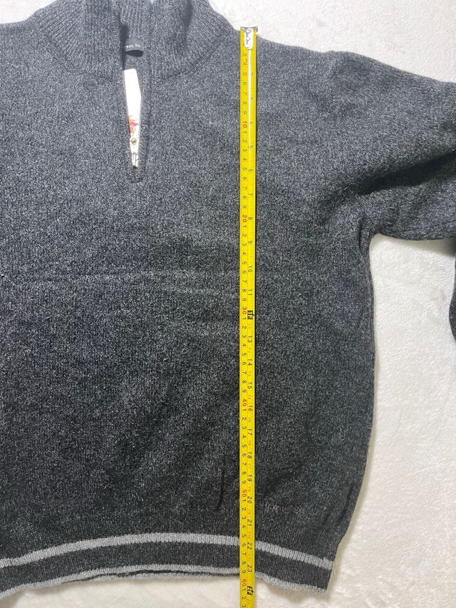 Maglione uomo Anyway, be nuovo con zip – 80% lana