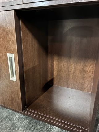 Mueble de baño wengue madera