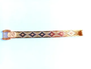 Bracciale donna nido d'ape oro